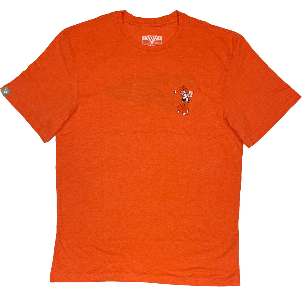 Levelwear Cowboys Flag T-Shirt Orange